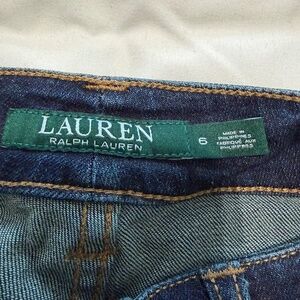 Lauren Ralph Lauren Modern Straight Curvy Jean, size 6